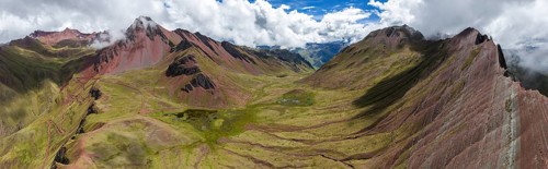 Pallay Punchu Rainbowmountain, Layo, Peru, South America