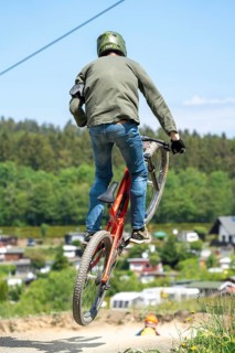Bikepark Winterberg, on the Kappe mountain, 11 mountain bike downhill trails, in all levels of