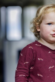 Portrait of a two year old boy, Bonn, 25.05.2023