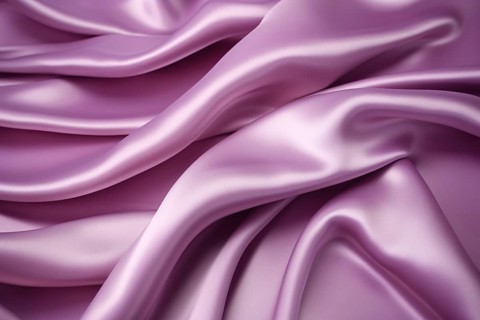 Violet satin fabric. KI generiert, generiert, AI generated