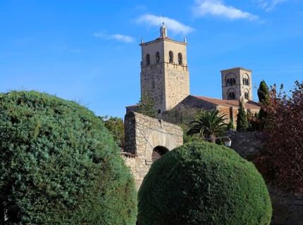 Iglesia de Santa Maria la Major church, in historic medieval town of Trujillo, Caceres province,