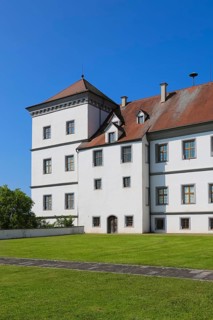 Meßkirch Castle, Castle of the Counts of Zimmern, Zimmern Castle, regular four-wing castle complex,