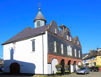 Historic Courthouse former market sixteenth century building, Kinsale, County Cork, Ireland, Irish