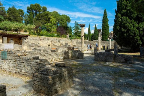 Vaison-la-Romaine. Archaeological site of Puymin. Vaucluse. Provence-Alpes-Côte d'Azur. France