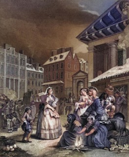 Times of the Day Morning From the original picture by Hogarth from The Works of Hogarth published