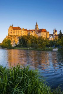 Sigmaringen Castle, Hohenzollern Castle, on the Danube, Sigmaringen, Swabian Alb,