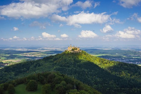 Hohenzollern Castle, Zollernalbkreis, Swabian Alb, Baden-Wuerttemberg, Germany, Europe