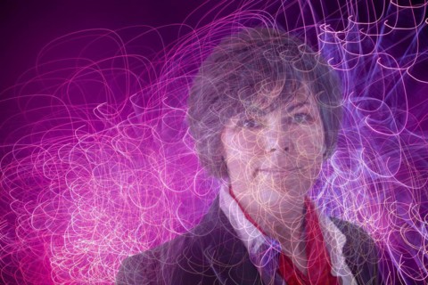 Woman With Light Effect in Switzerland