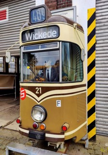 Former Mooskamp depot, museum vehicle fleet, Dortmumd local transport museum, Ruhr area, North
