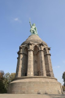 Hermann Monument by Ernst von Bandel, Detmold, Teutoburg Forest, North Rhine-Westphalia, Germany,