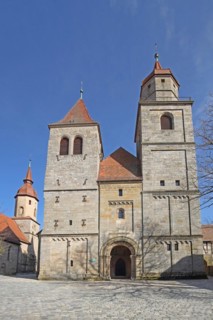 Collegiate Church and St. Johannis Church, Feuchtwangen, Middle Franconia, Franconia, Bavaria,