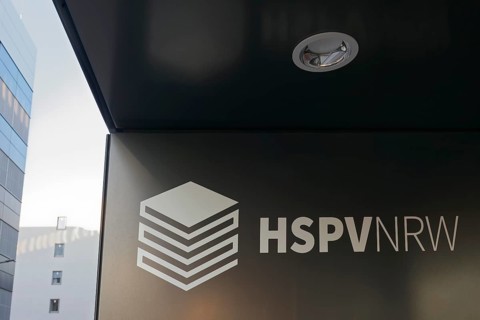 Logo of the University of Applied Sciences HSPV North Rhine-Westphalia, University of Applied