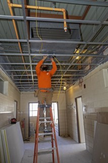 Detroit, Michigan, The former St. Matthew Catholic School, which has been vacant for a decade, is