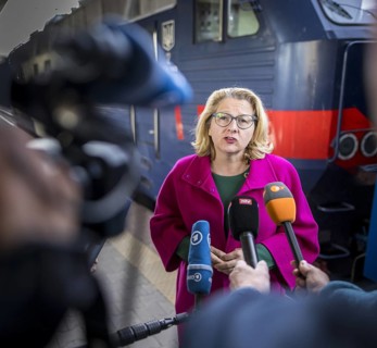Svenja Schulze (SPD), Federal Minister for Economic Cooperation and Development, photographed