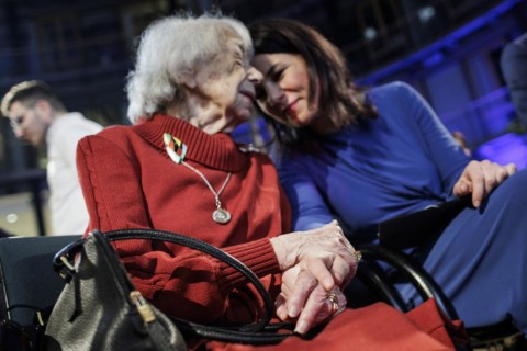 Margot Friedländer, Holocaust survivor, and Annalena Bärbock (Alliance 90/The Greens), Federal