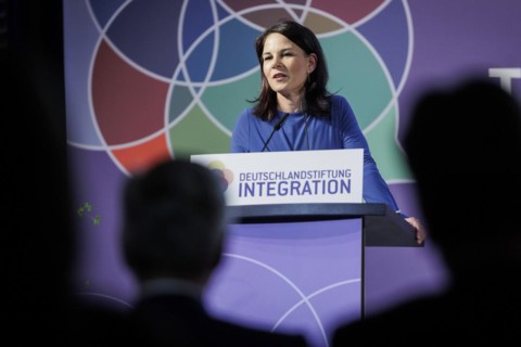 Annalena Bärbock (Alliance 90/The Greens), Federal Foreign Minister, photographed at the DSI