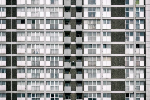 Social housing, flat, apartment block, social housing, housing, anonymous, panel building, real