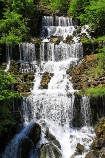 Waterfall, Glarus, Switzerland, Europe