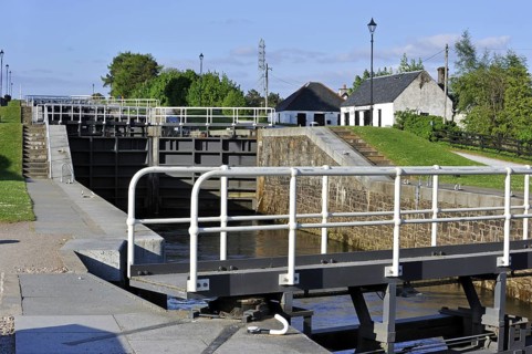 Neptune's Staircase, a staircase lock comprising eight locks on the Caledonian Canal at Banavie,