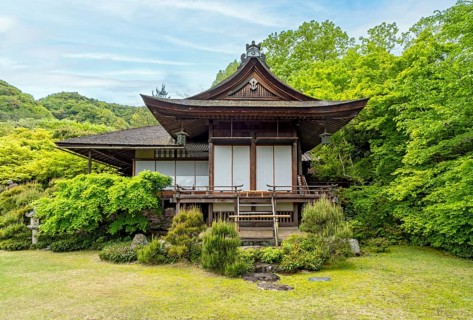Daijokaku villa, Okochi Sanso Garden, Arashiyama, Kyoto, Japan, Asia