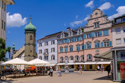 Seekapelle zu unserer lieben Frau am See, Leutbühel, town square, Rathausstraße, old town, Bregenz,