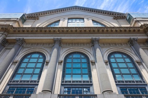 Uruguay, Montevideo streets and architecture in historic city center famous tourist attraction,
