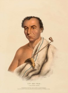 On-Ge-Wae. A Chippewa Chief (ca. 1837-1844), Native American, Historical Native American tribes