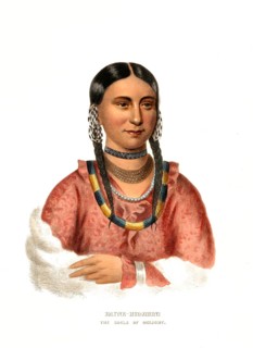 American Indian, Native American, Hayne Hudjihini, Eagle Of Delight, a woman from the Ottoe tribe,