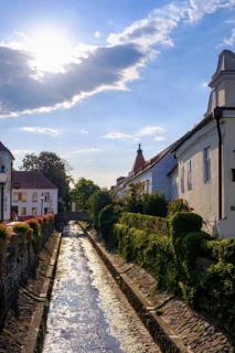 Loisbach Bridge, Loisbach, Langenlois, Waldviertel, Lower Austria, Austria, Europe