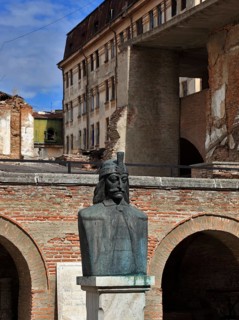 Bucharest, centre, historic old town, Curtea Veche, old prince's court, formerly built as the