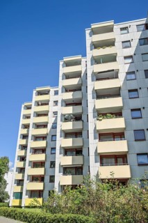 High-rise building, Lipschitzallee, Gropiusstadt, Neukölln, Berlin, Germany, Europe