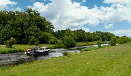 River in the Lower Oder Valley National Park, Criewen, Brandenburg, Germany, Europe
