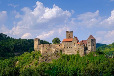 Hardegg Castle, Hardegg, Thaya Valley, Thaya Valley, Weinviertel, Lower Austria, Austria, Europe