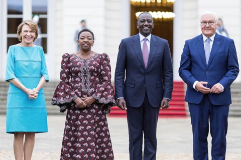 Elke Büdenbender (woman of the Federal President), Rachel Ruto, William Samoei Ruto (President of