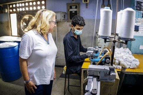Svenja Schulze (SPD), Federal Minister for Economic Cooperation and Development, visits Inter