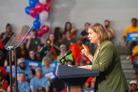 Detroit, Michigan, USA, 2 September 2024, Elissa Slotkin, Democratic candidate for U.S. Senate from