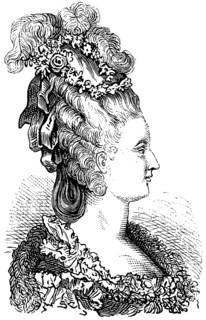 Portrait of the French Queen Marie-Antoinette, born Marie-Antoinette of Austria-Lorraine, woman of