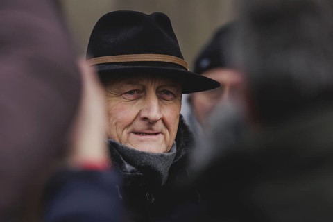 Joachim Rukwied, President of the German Farmers' Association (DBV), pictured during the farmers'