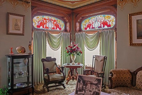 Muskegon, Michigan, The Charles Hackley house at the Hackley and Hume Historic Site, operated by