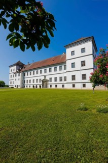Meßkirch Castle, Castle of the Counts of Zimmern, Zimmern Castle, regular four-wing castle complex,