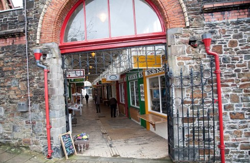 The Pannier market in Bideford, Devon, England, United Kingdom, Europe