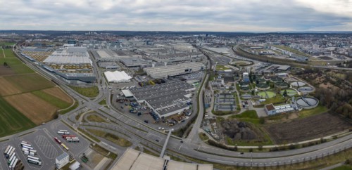 Mercedes-Benz plant Sindelfingen, Gate 5, where Factory 56 produces the first EQ electric models