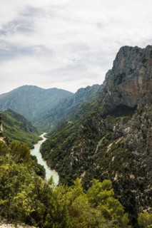 Verdon Gorge, Gorges du Verdon, Verdon Regional nature park Park, Provence,