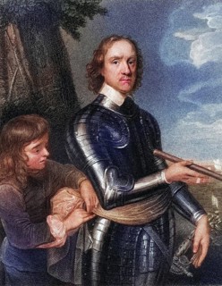 Oliver Cromwell 1599-1658, English soldier and statesman. From the book Lodges British Portraits,