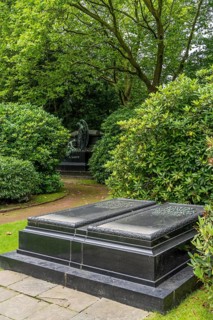Bredeney Cemetery, Krupp Family Cemetery, in Essen, North Rhine-Westphalia, Germany, Europe