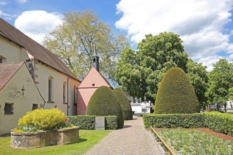 Baroque former Capuchin monastery built in 1630 with Loreto Chapel, monastery complex, Haslach,