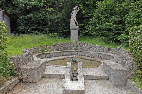 Hellbrunn Palace, pleasure palace, trick fountains, Salzburg, Austria, Europe