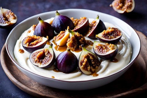 Lively and healthy mood food for dessert, AI generated, AI generated