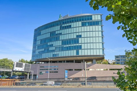 Office building at Halensee, Kronprinzendamm, Halensee, Charlottenburg, Berlin Germany
