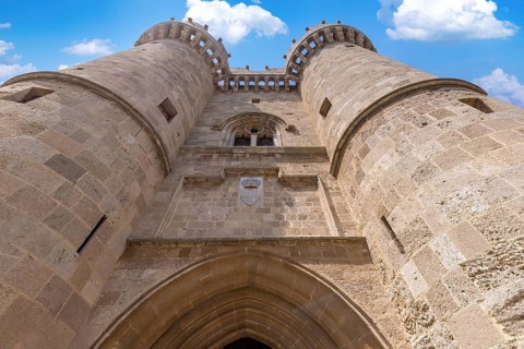 Palace of the Grand Master of the Knights of Rhodes, Greece, Greek Islands., Europe